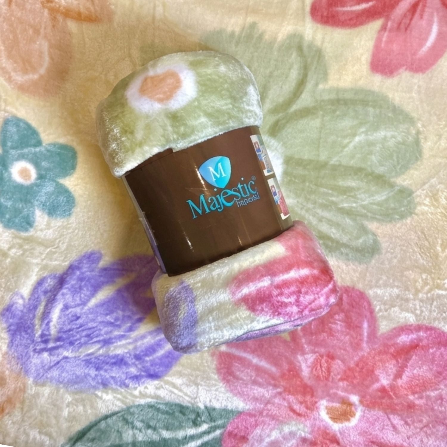 Cobija Majestic Imperial Piel de Durazno Estampada