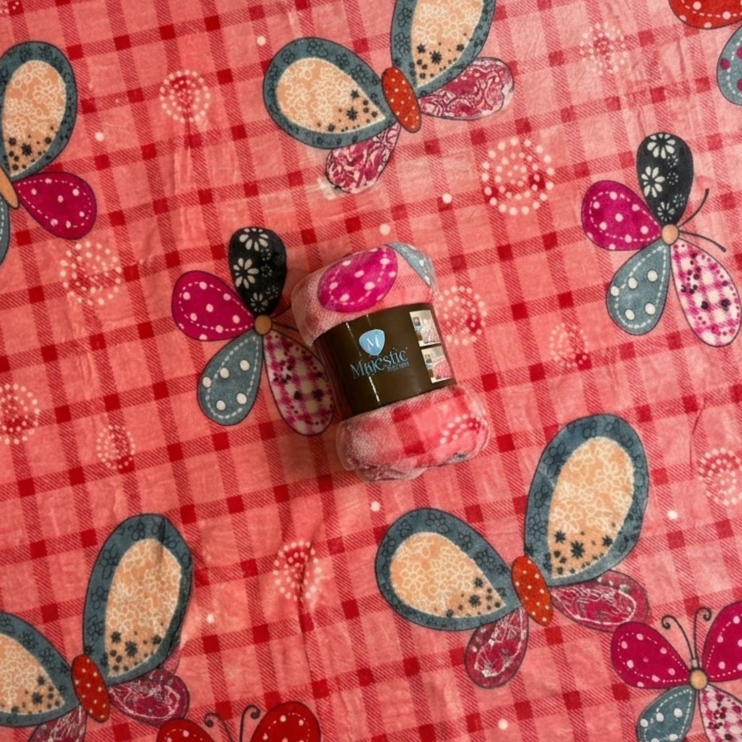 Cobija Majestic Imperial Piel de Durazno Estampada