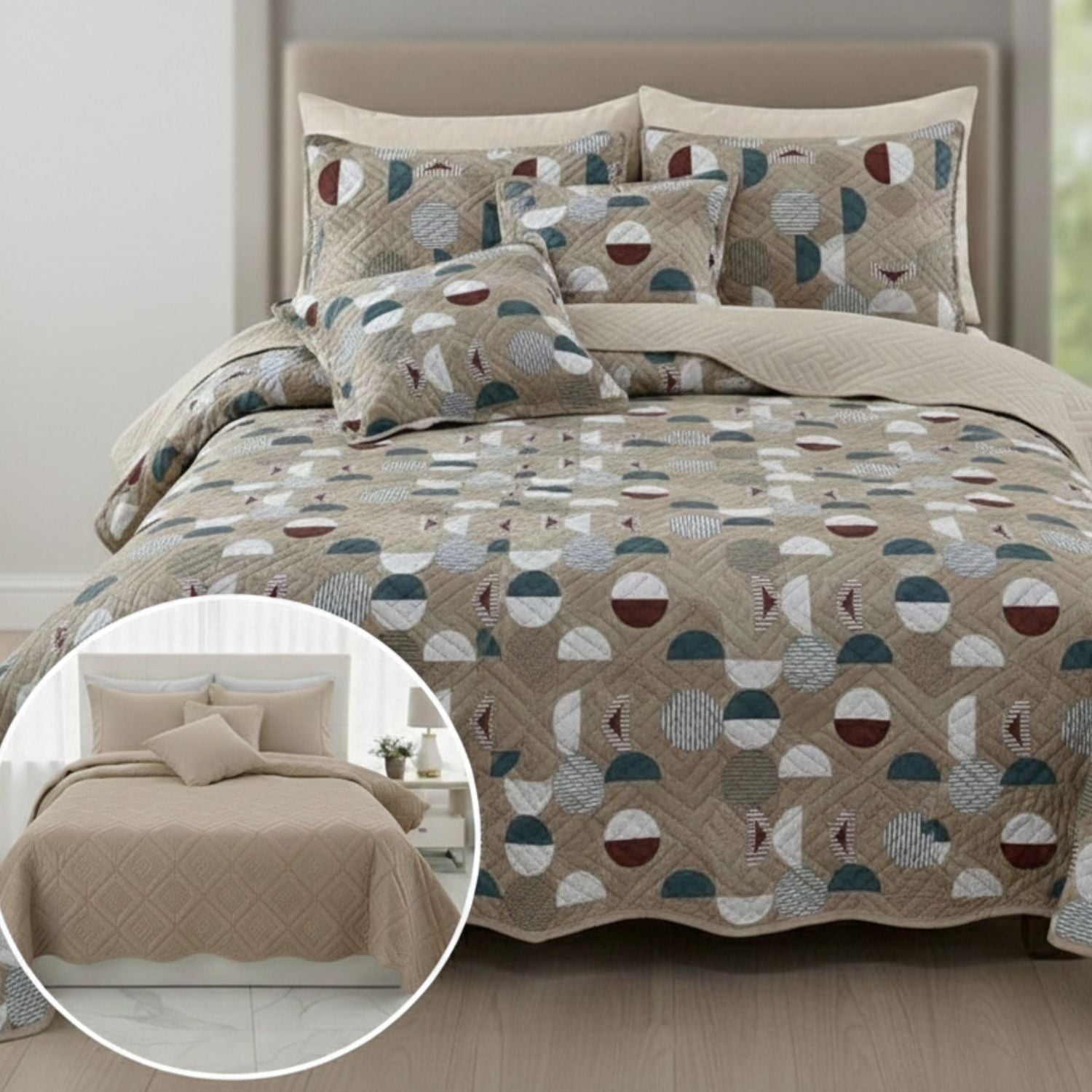 Sobrecama Majestic Imperial Doble Faz Nueva Colección