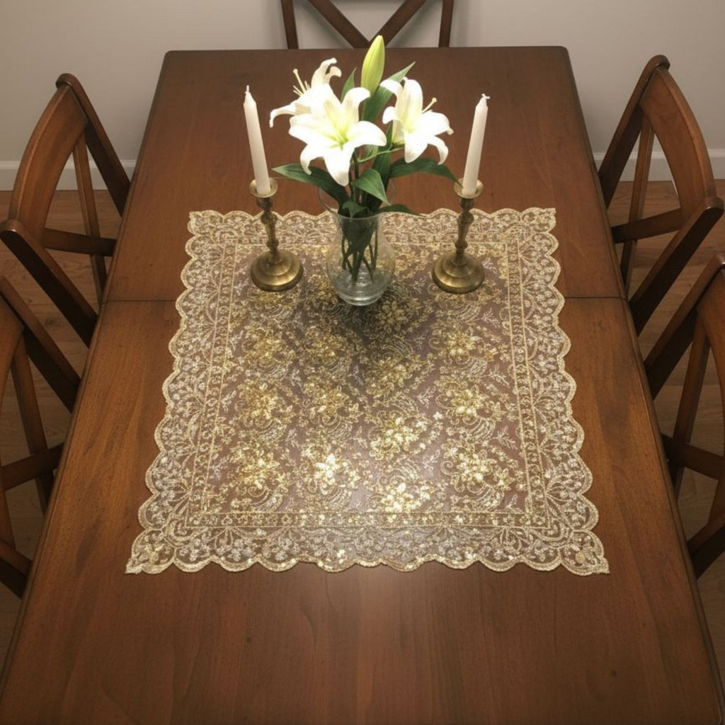 Carpeta Guipur de mesa 90 x 90