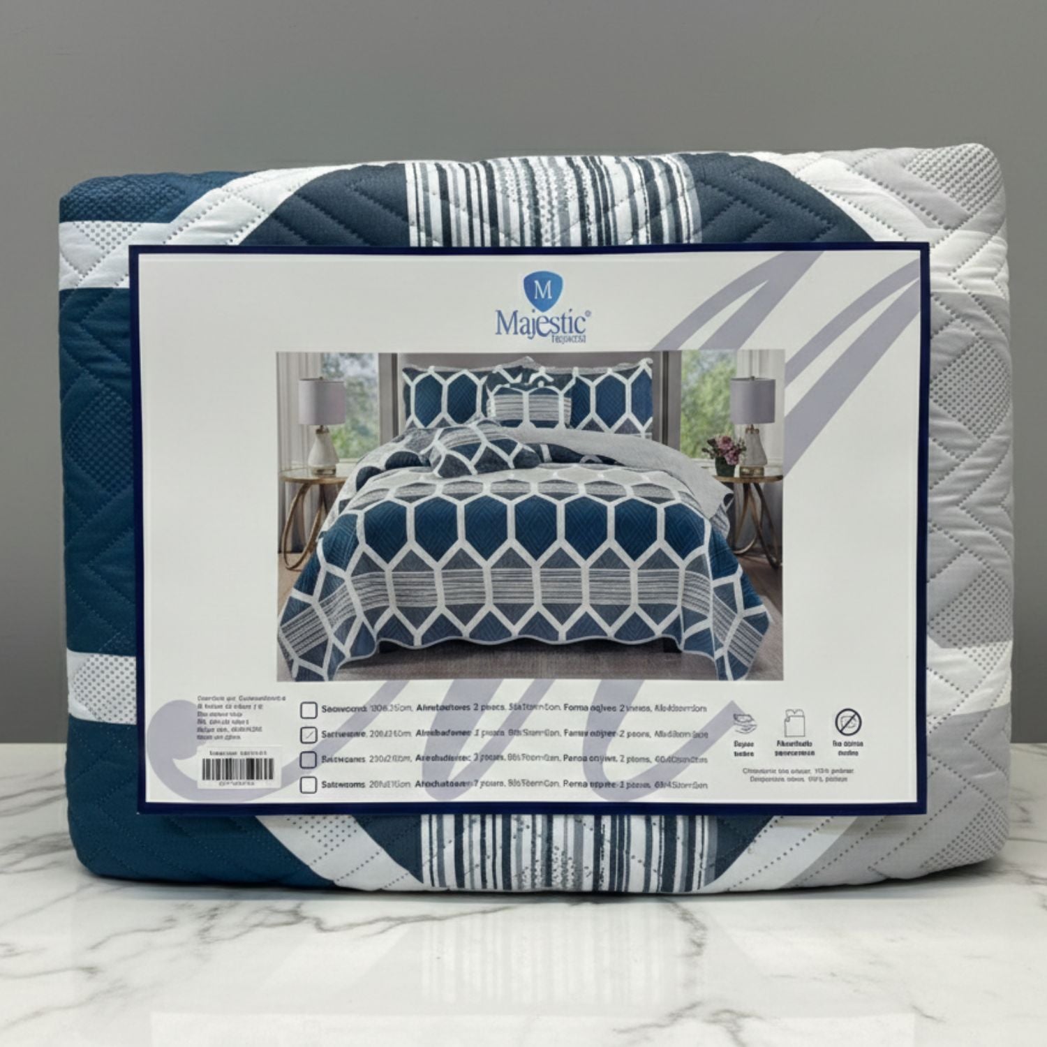 Sobrecama Majestic Imperial Doble Faz Nueva Colección