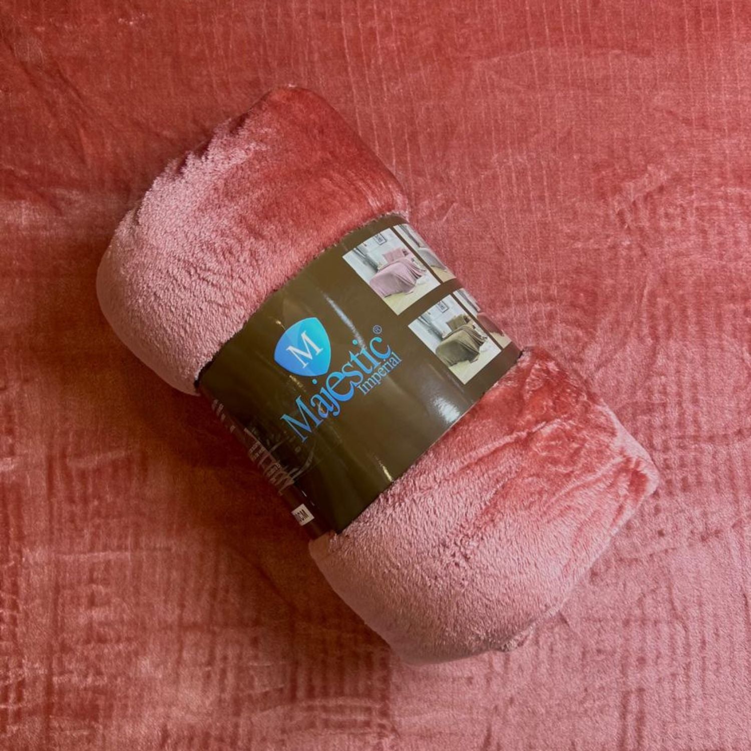 Cobija Majestic Imperial Piel de Durazno Unicolor