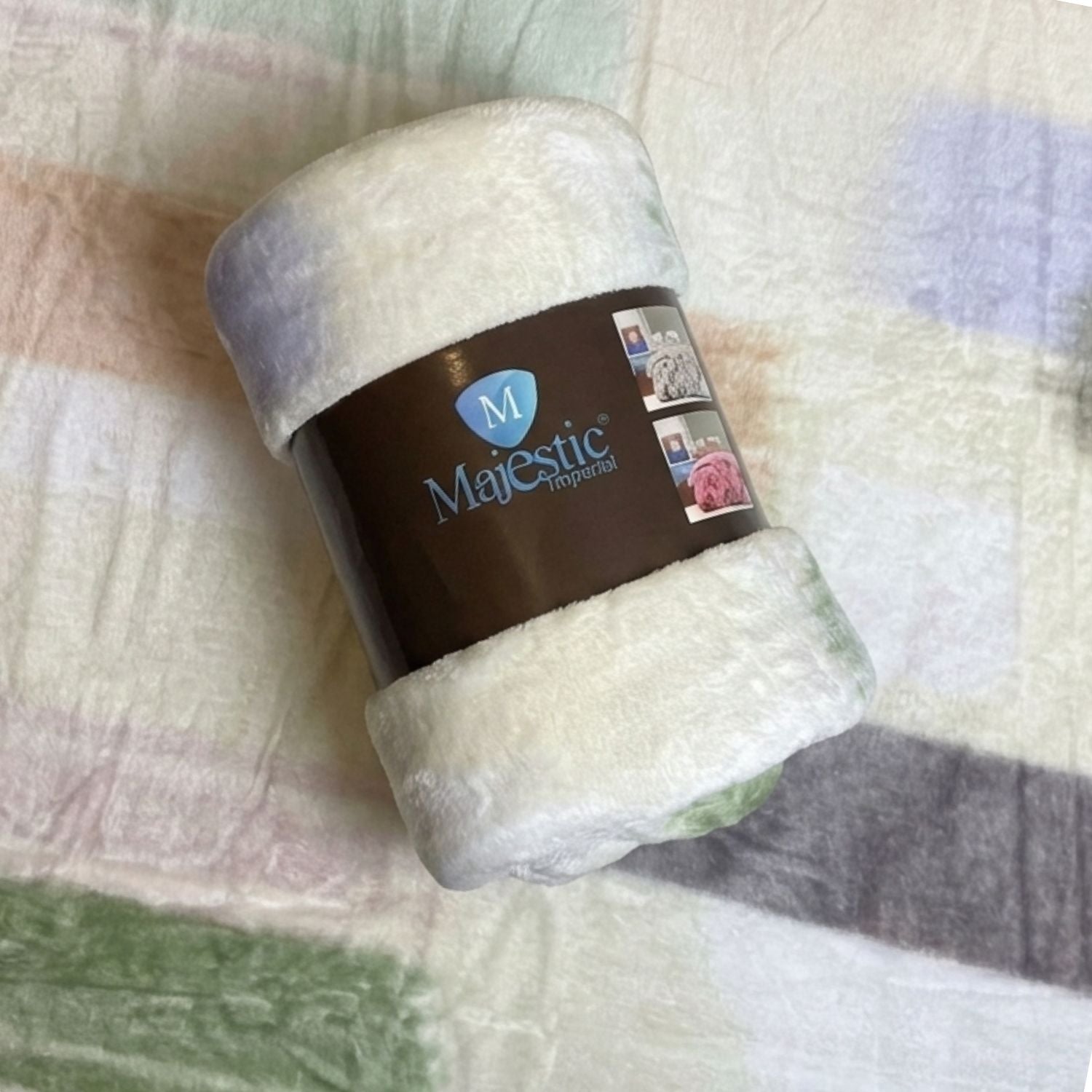 Cobija Majestic Imperial Piel de Durazno Estampada