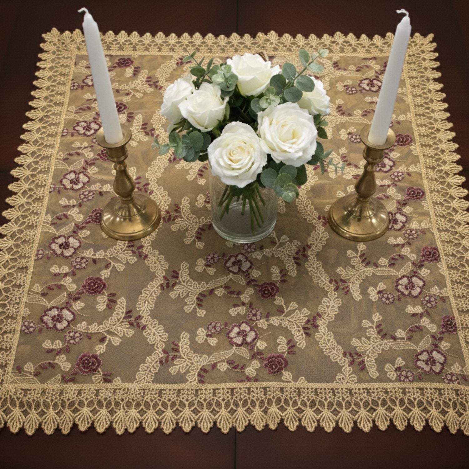 Carpeta Guipur de mesa 90 x 90