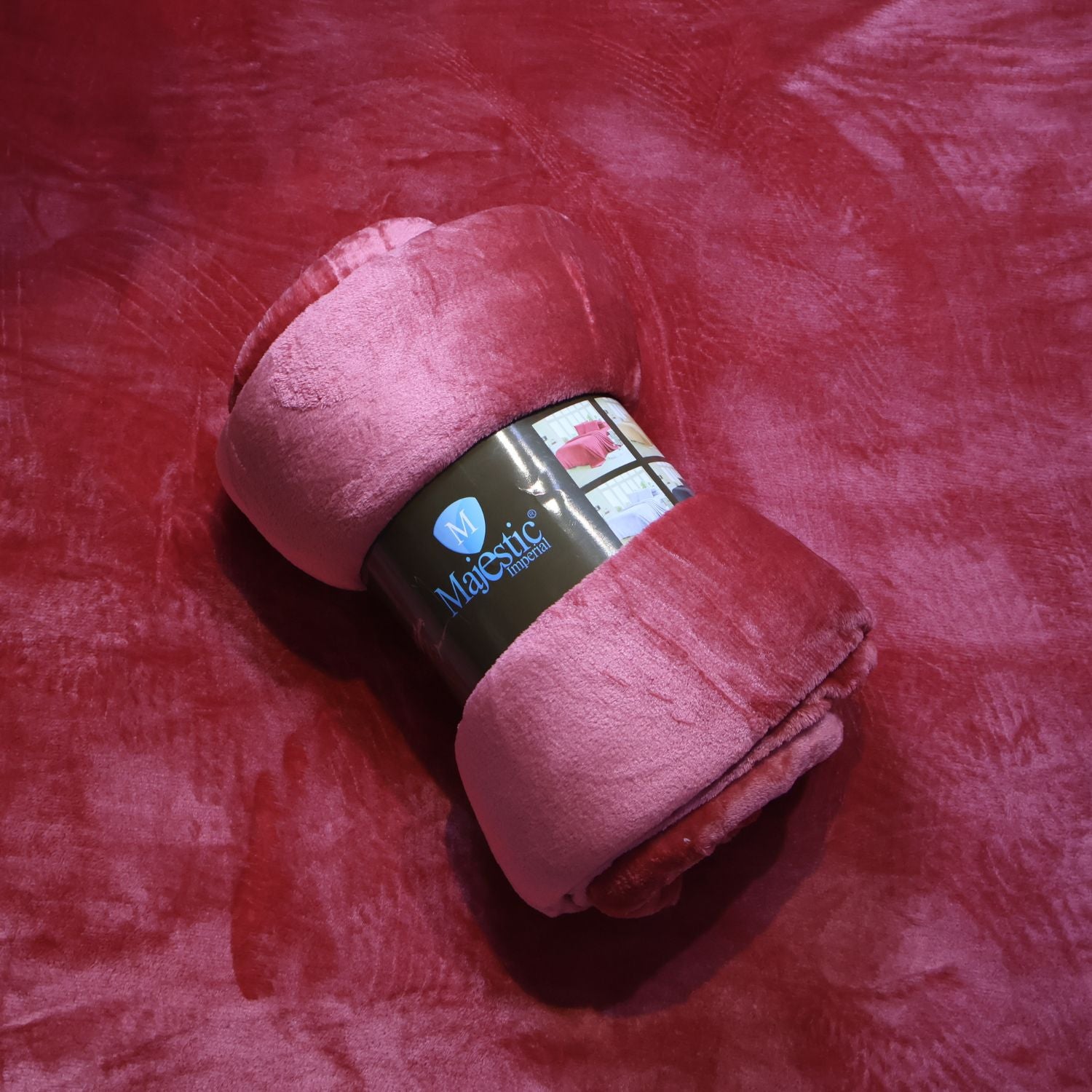 Cobijas Majestic Imperial Piel de Durazno King Unicolor