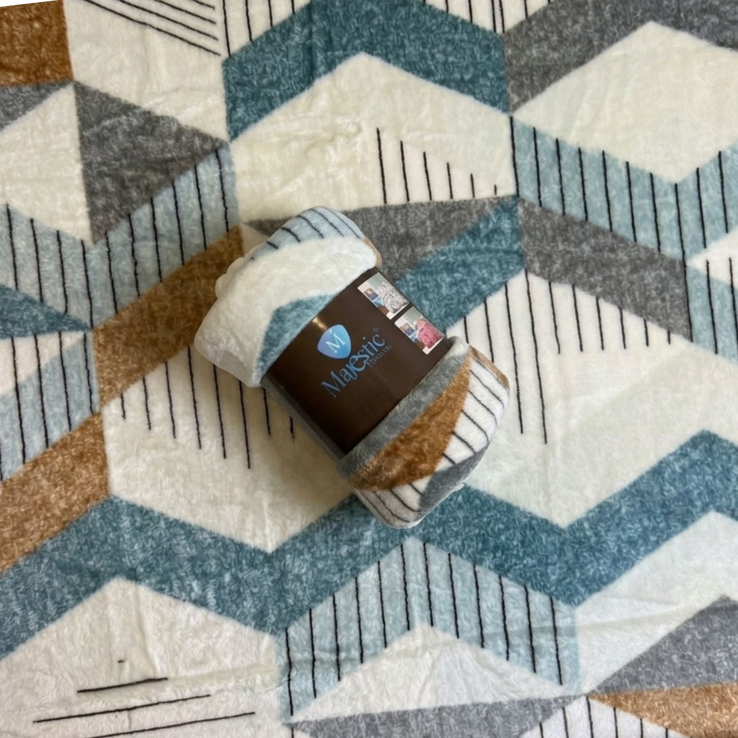 Cobija Majestic Imperial Piel de Durazno Estampada