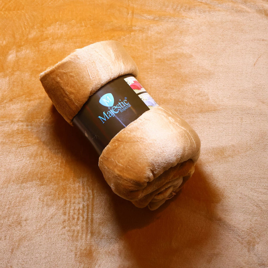 Cobijas Majestic Imperial Piel de Durazno King Unicolor