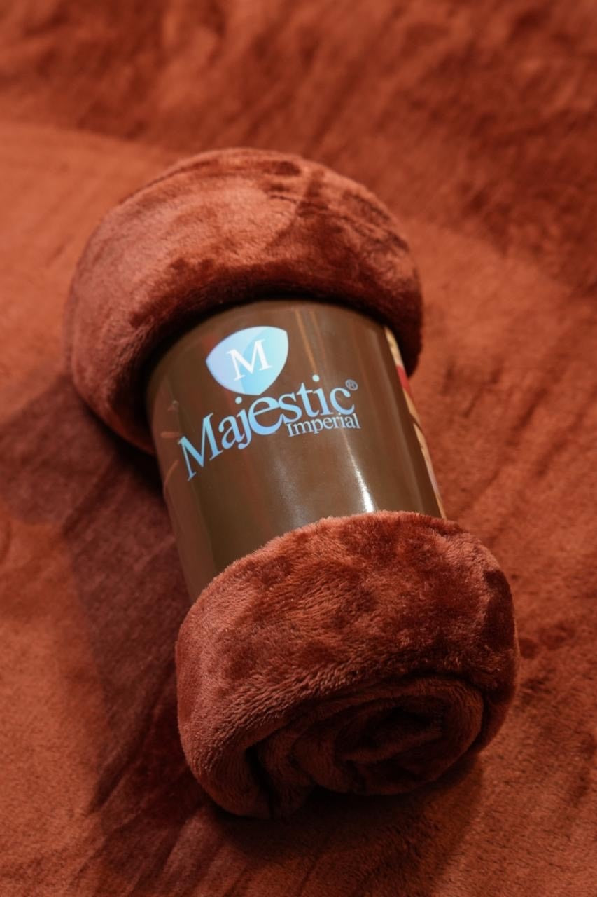 Cobijas Majestic Imperial Viajera piel de Durazno Unicolor