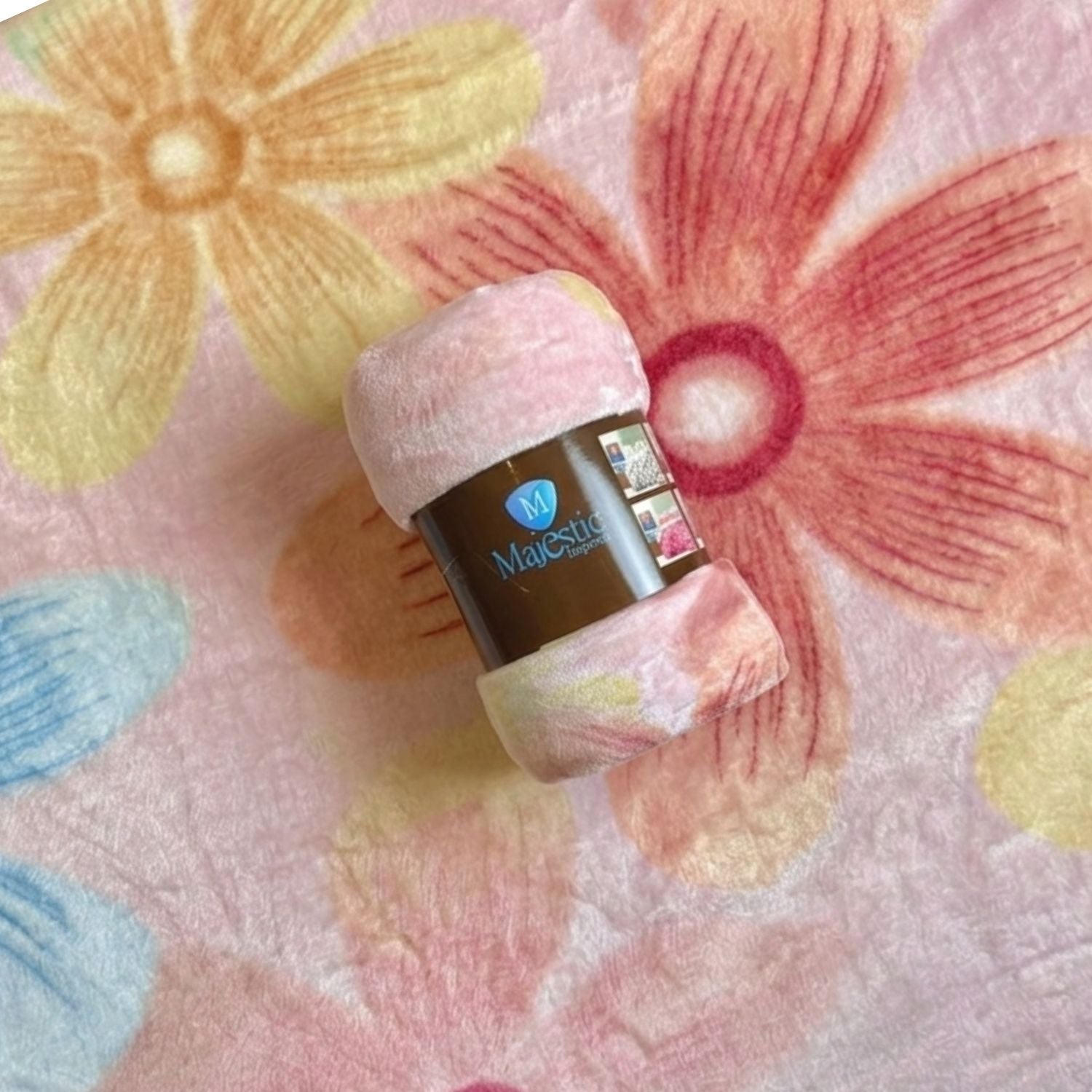 Cobija Majestic Imperial Piel de Durazno Estampada