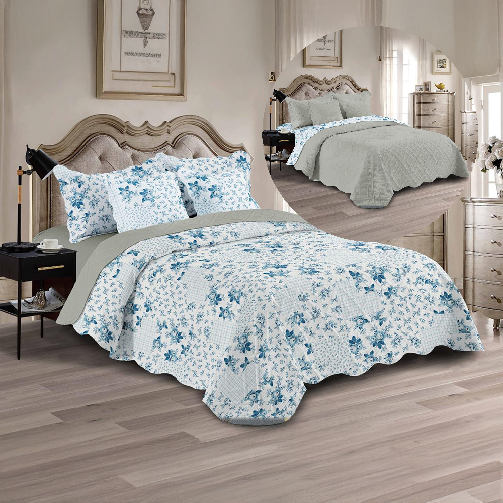 Sobrecama Majestic Imperial Doble Faz – Flores