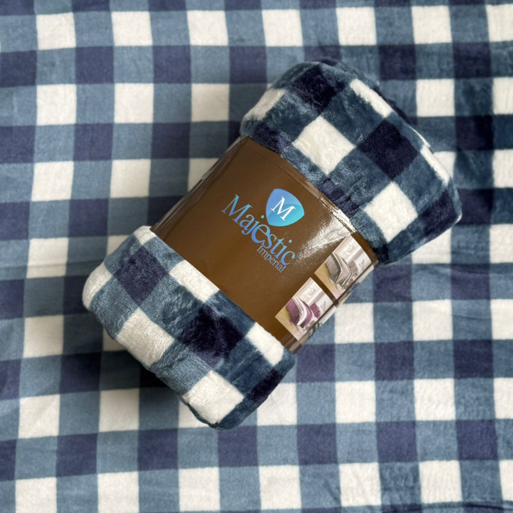 Cobijas Majestic Imperial Piel de Durazno cuadros