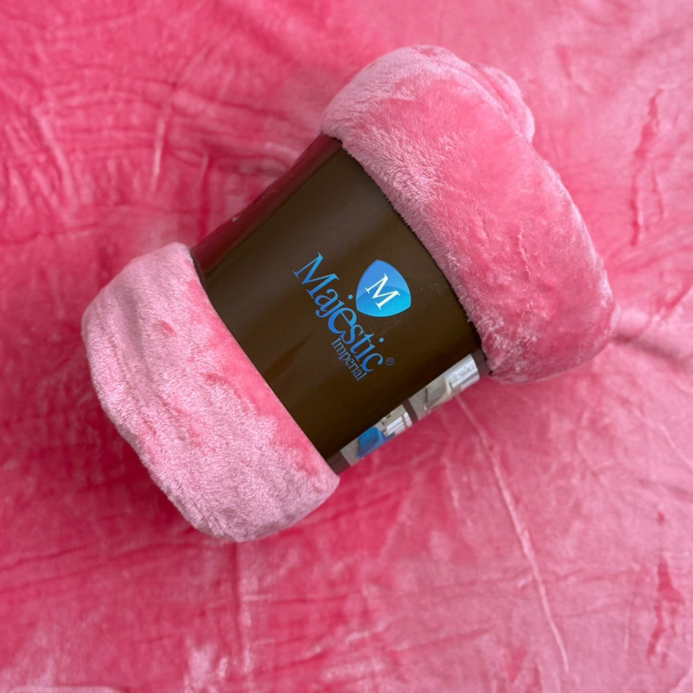 Cobijas Majestic Imperial Piel de Durazno Unicolor