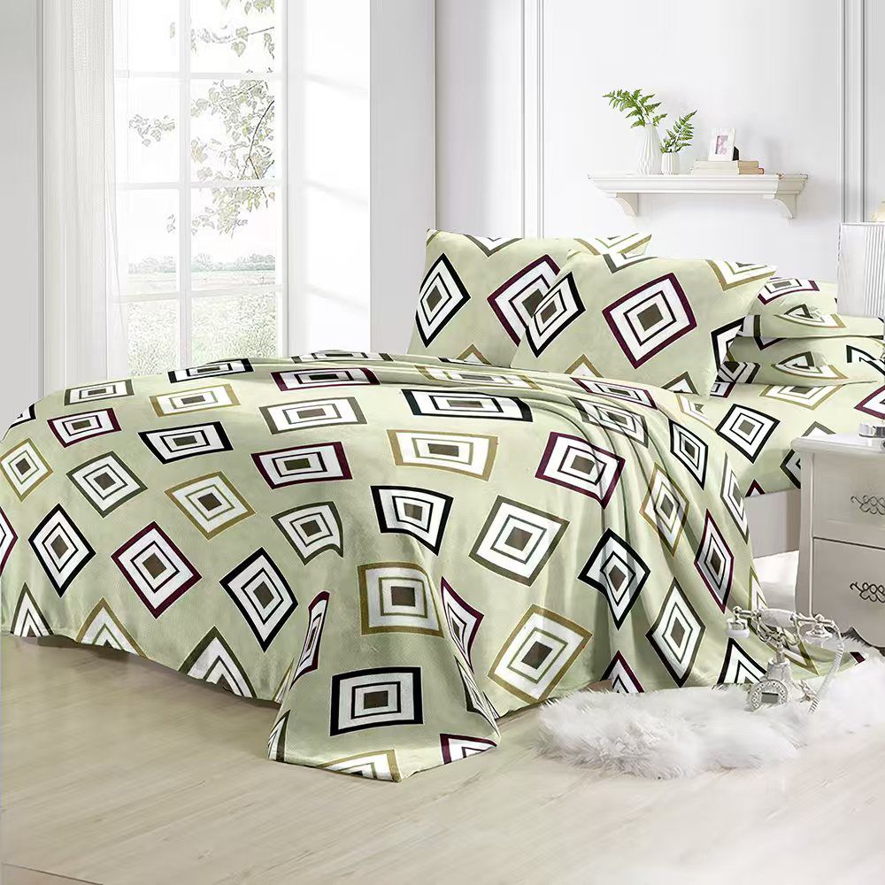 Cobijas Majestic Imperial Piel de Durazno rombos beige