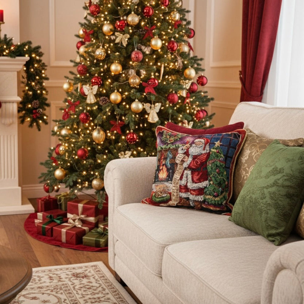Forro de Cojín Navideño