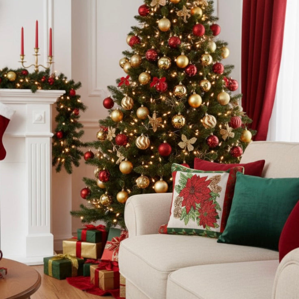 Forro de Cojín Navideño