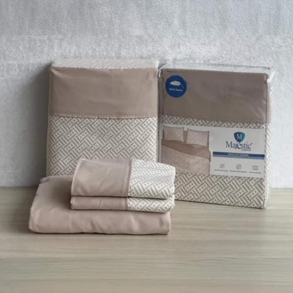Sábana Majestic Imperial Unicolor y Estampados
