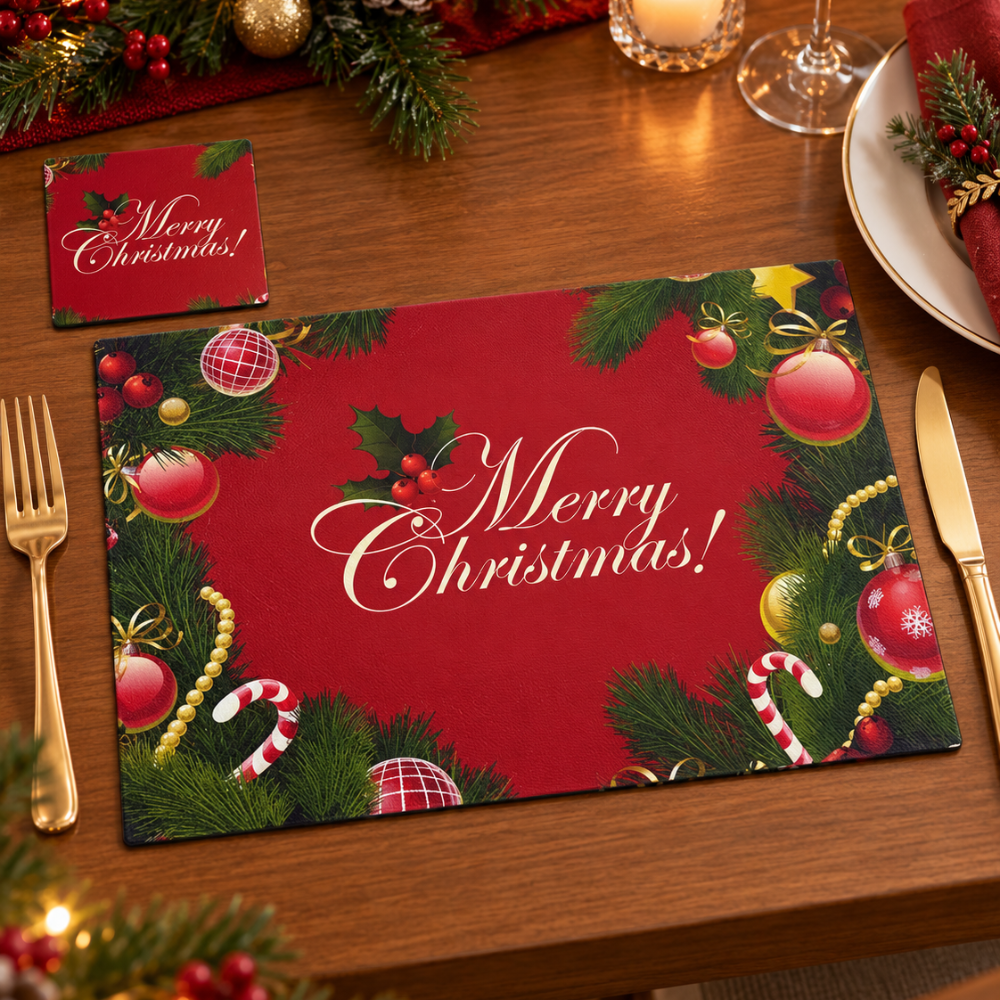 Individuales Navideños PVC