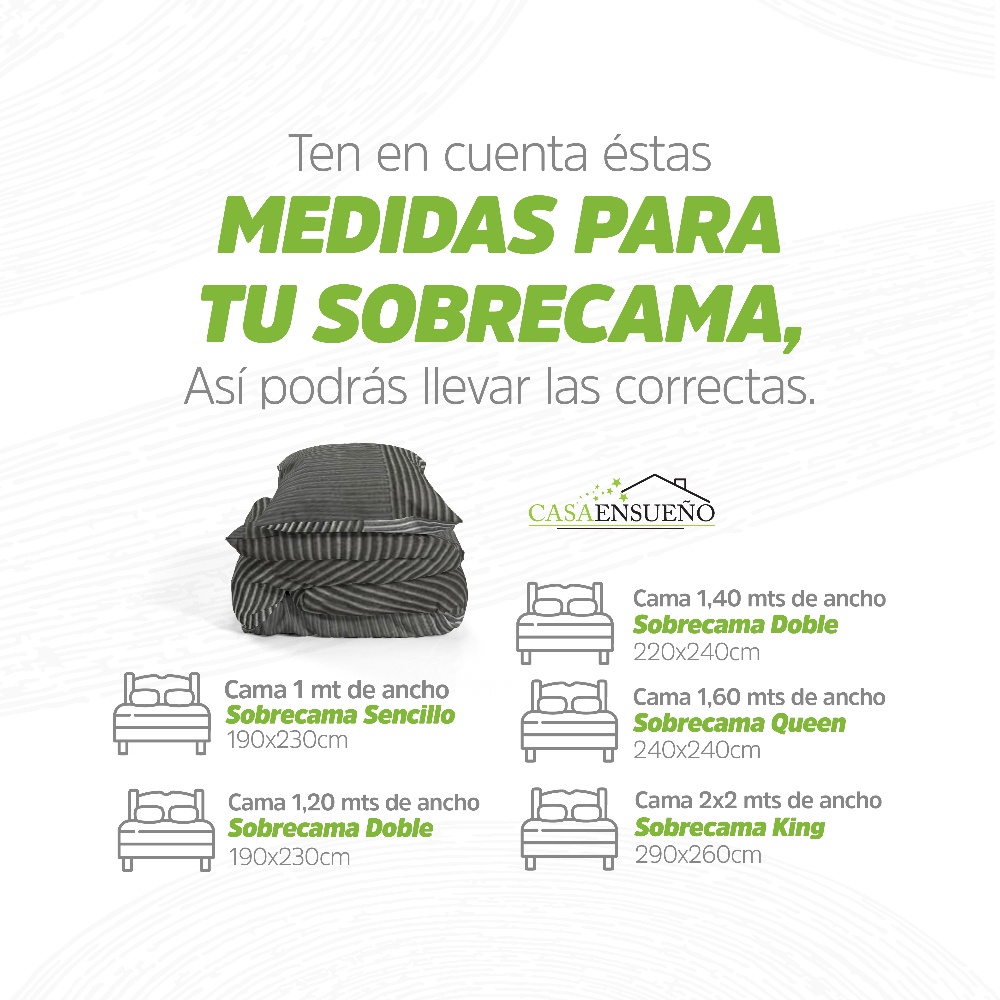 Promoción Sobrecama Estampado