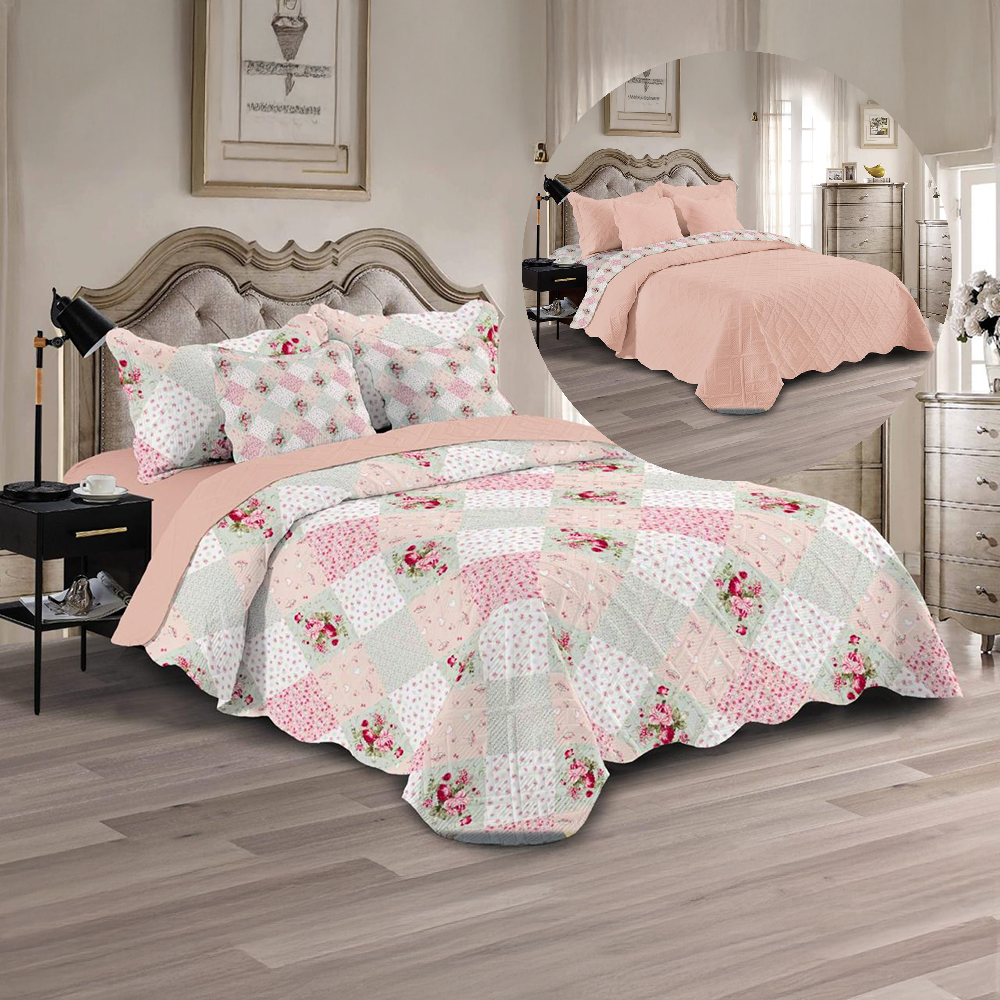 Sobrecama Majestic Imperial Doble Faz – Flores