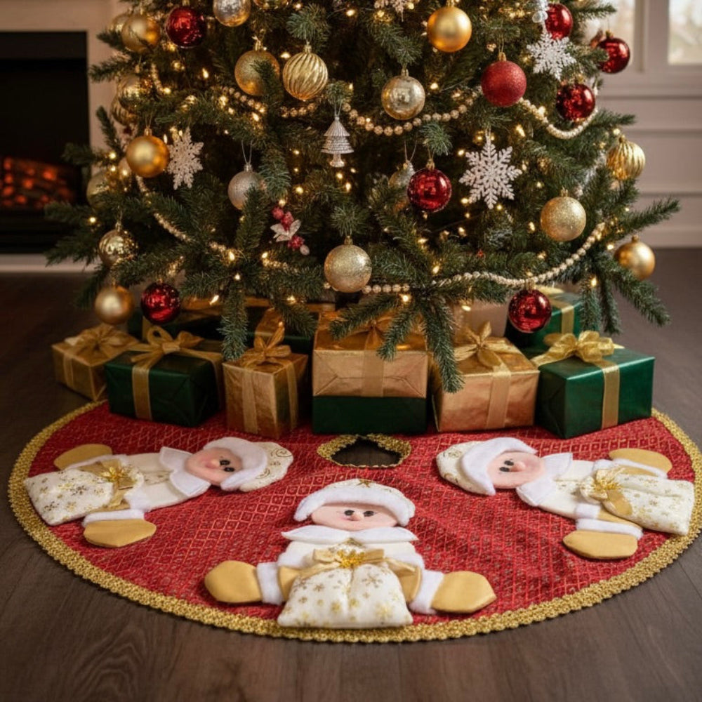 Pie de Árbol Navideño