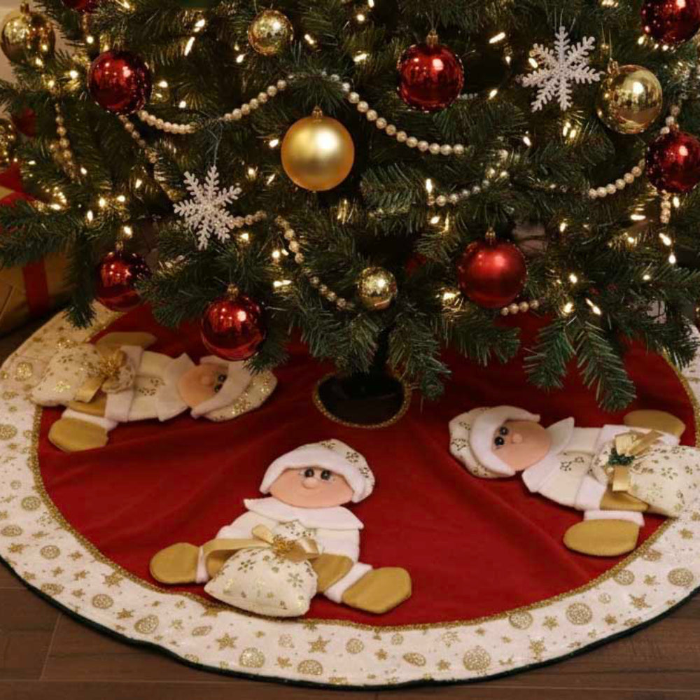 Pie de Árbol Navideño
