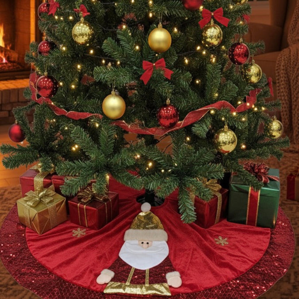 Pie de Árbol Navideño