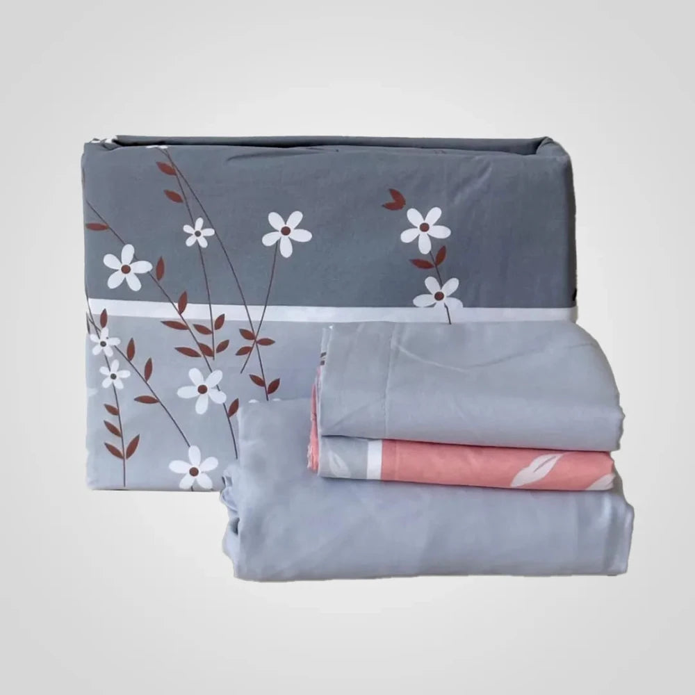 Sábana Majestic Imperial Diamante – Gris Flores