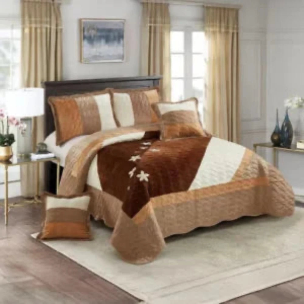 Sobrecama Gamuza Estampado - Royale San Marty