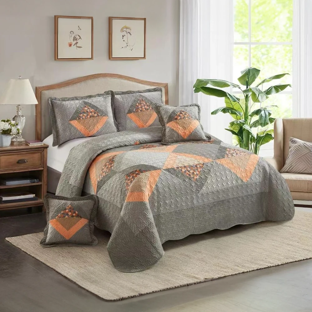 Sobrecama Gamuza Estampado - Royale San Marty