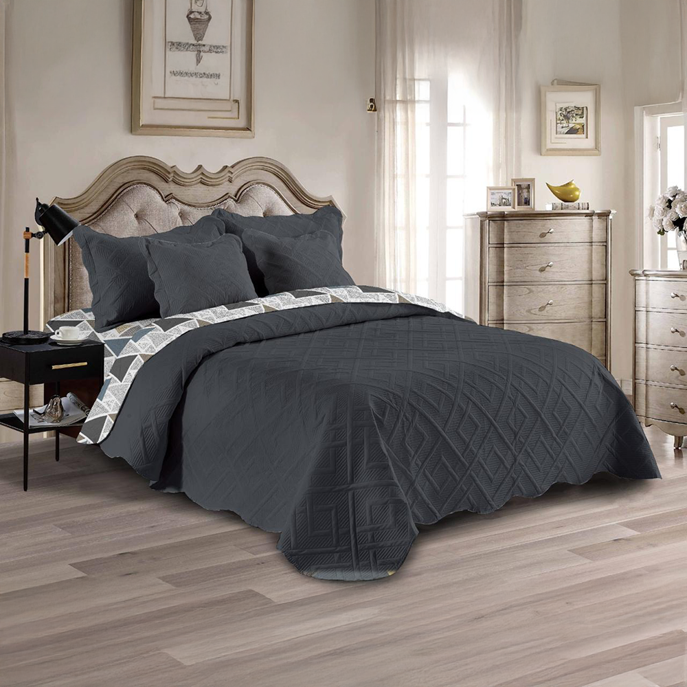 Sobrecama Majestic Imperial Doble Faz – Triángulos