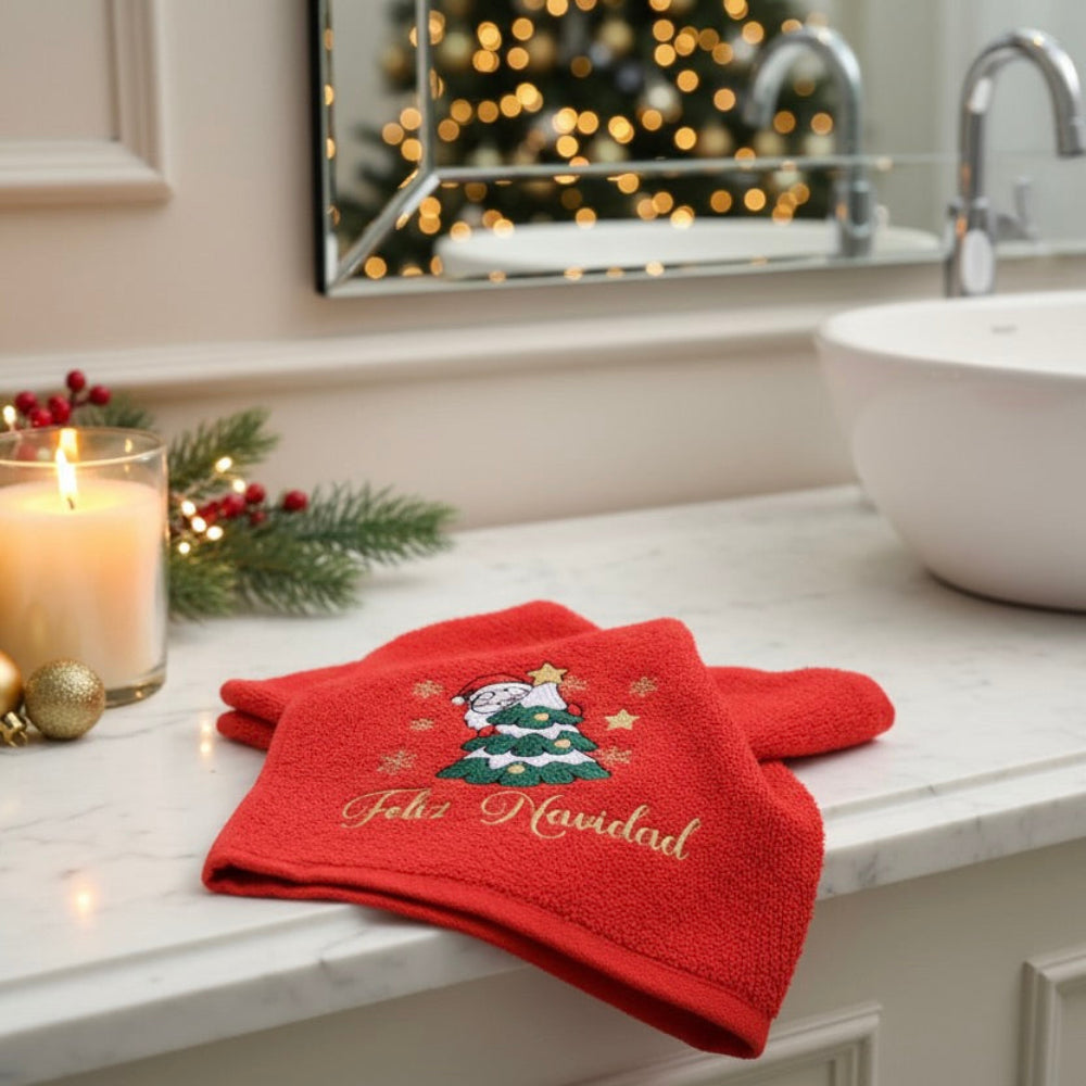 Toalla de Manos Navideña
