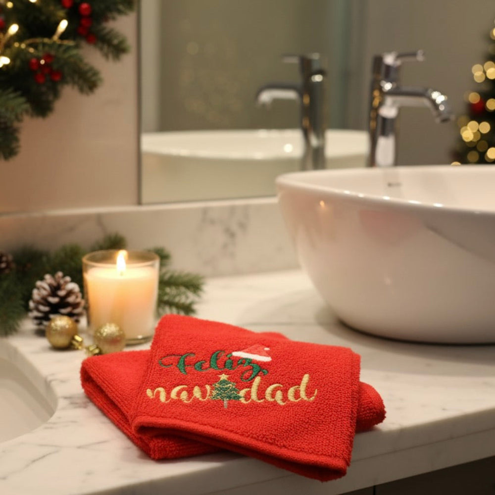 Toalla de Manos Navideña
