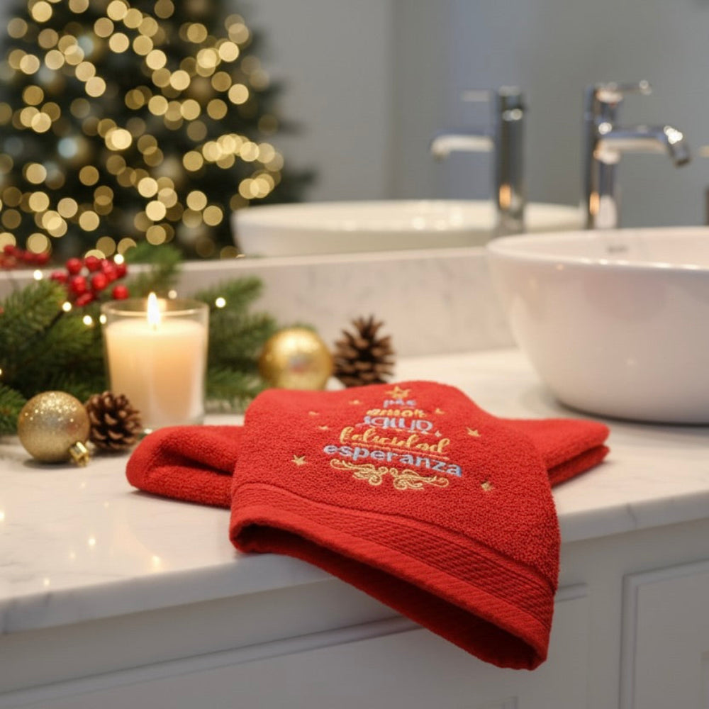 Toalla de Manos Navideña
