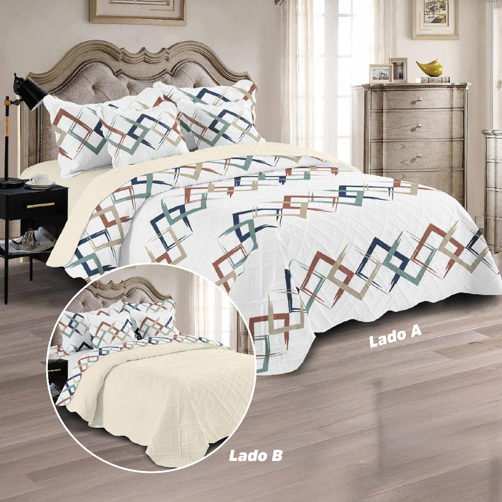 Sobrecama Majestic Imperial Doble Faz Nueva Colección