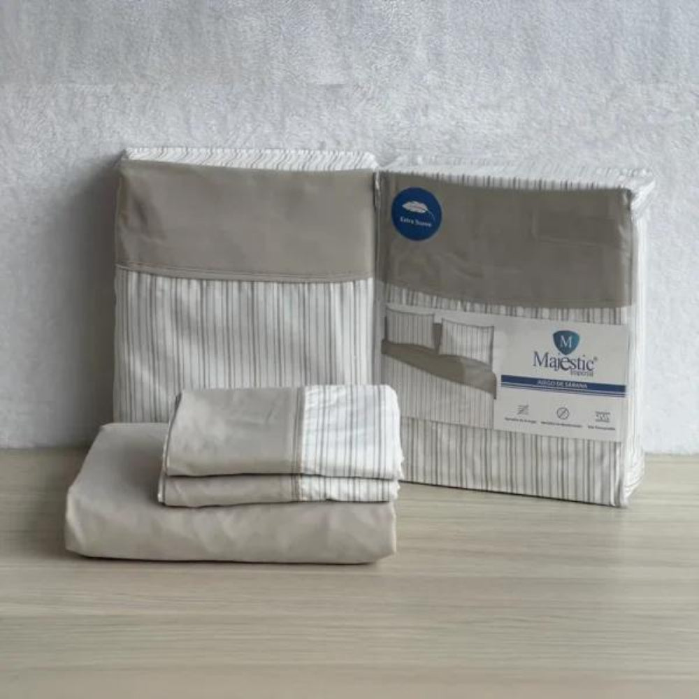 Sábana Majestic Imperial Unicolor y Estampados