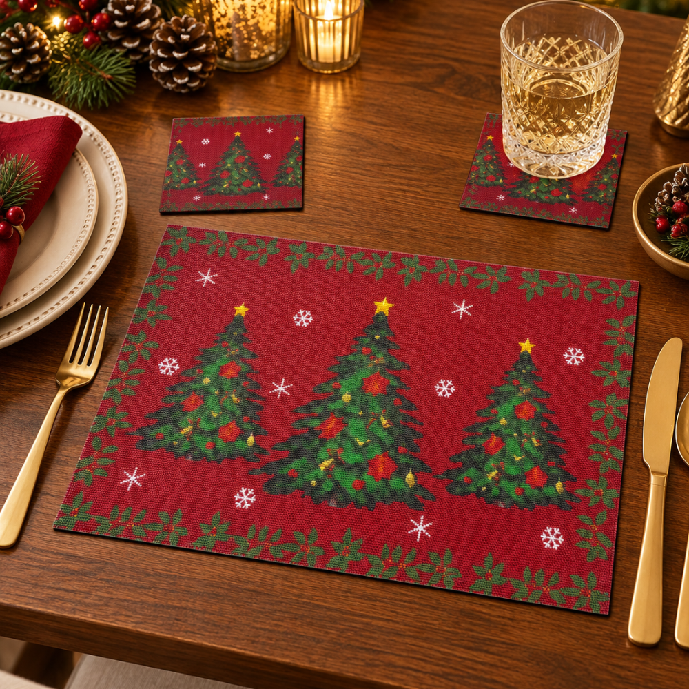 Individuales Navideños PVC
