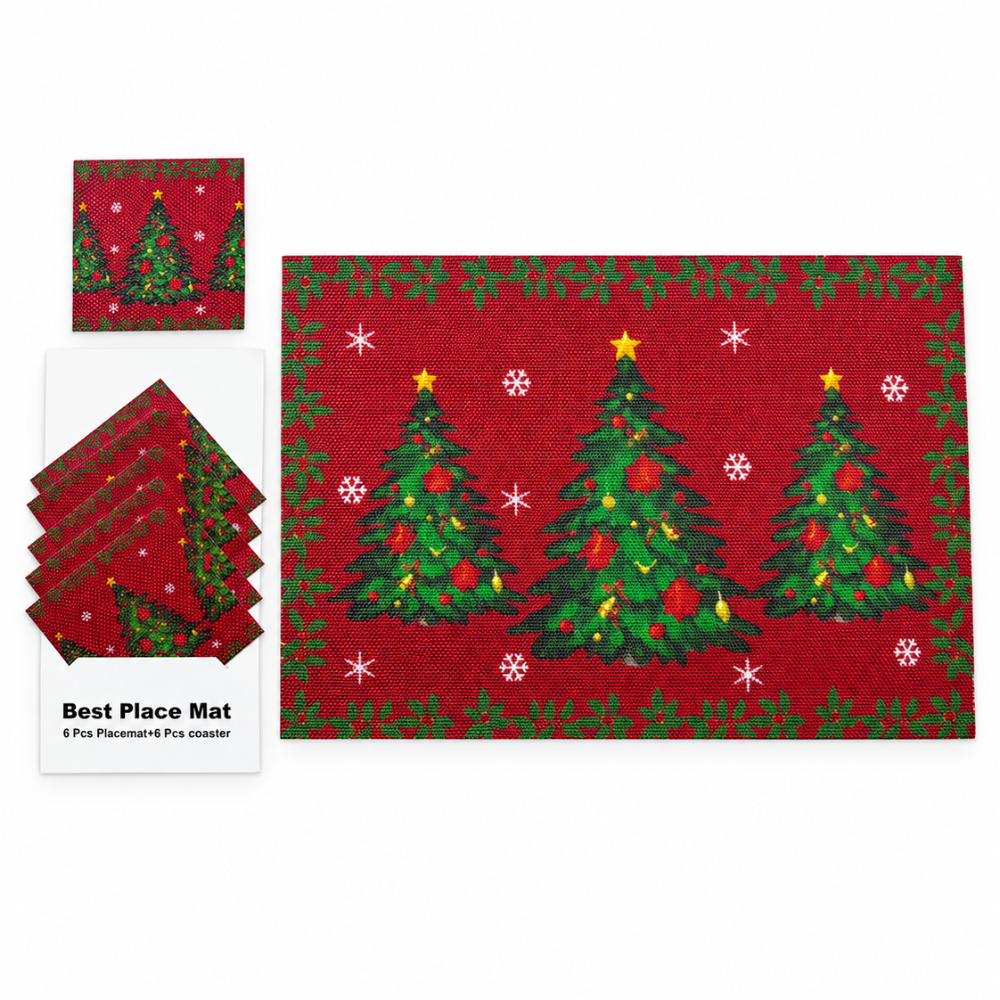 Individuales Navideños PVC