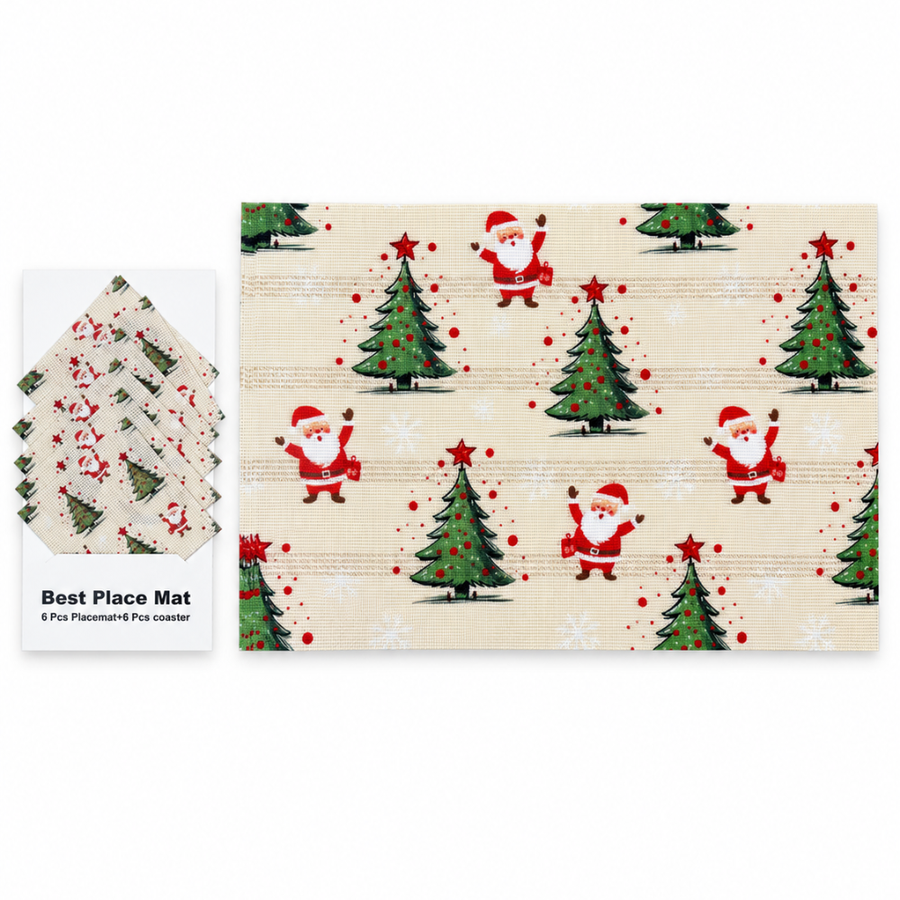 Individuales Navideños PVC