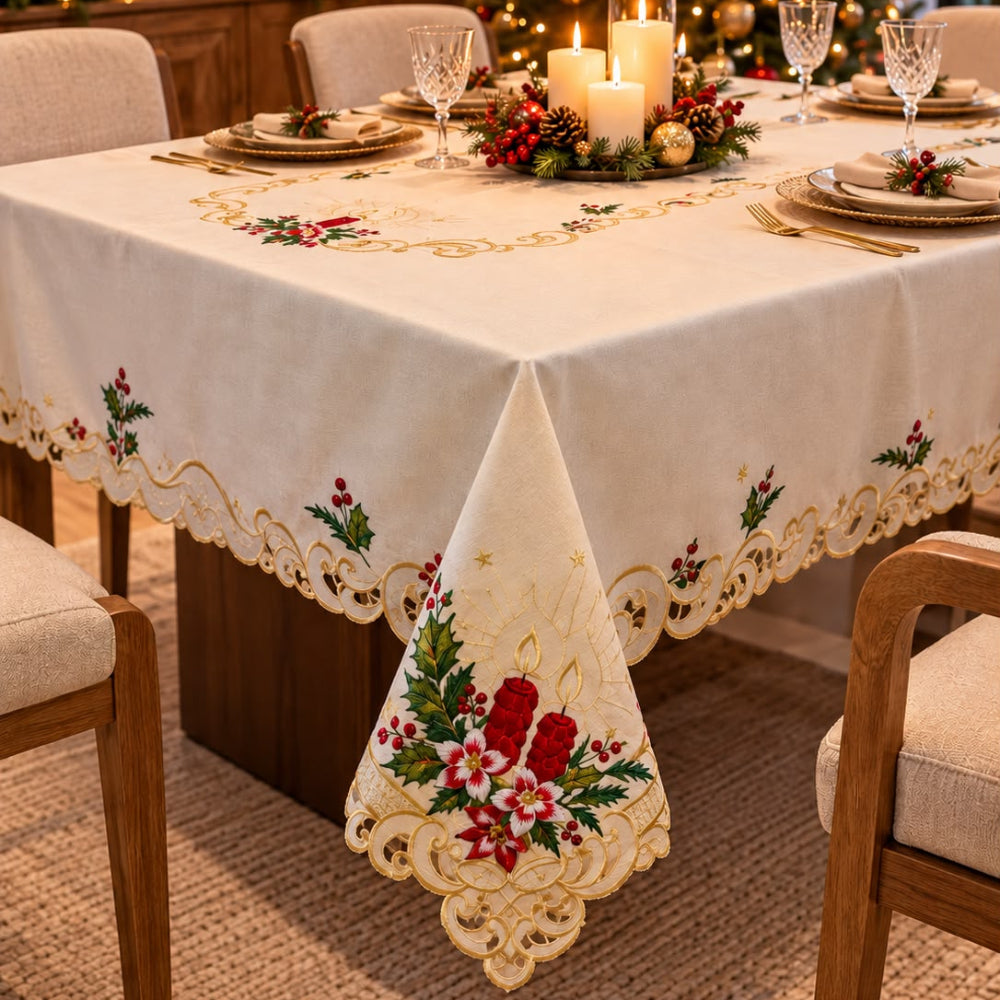 Mantel Navideño Rectangular