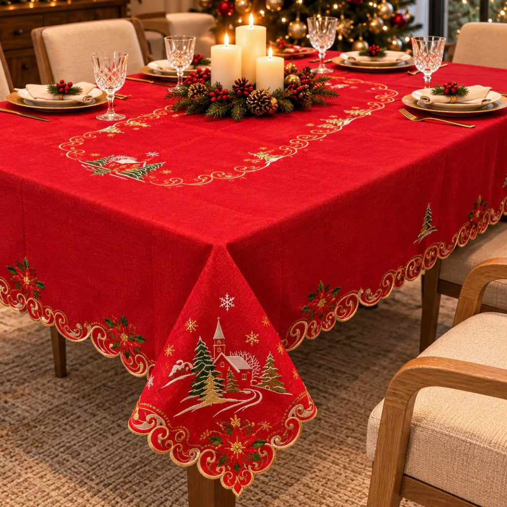 Mantel Navideño Rectangular